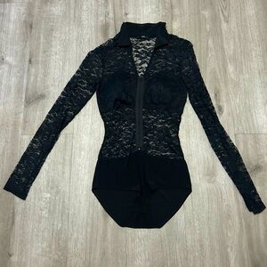 Alt.B, Black lace bodysuit #goth #festivalvibes, Brand new , size small